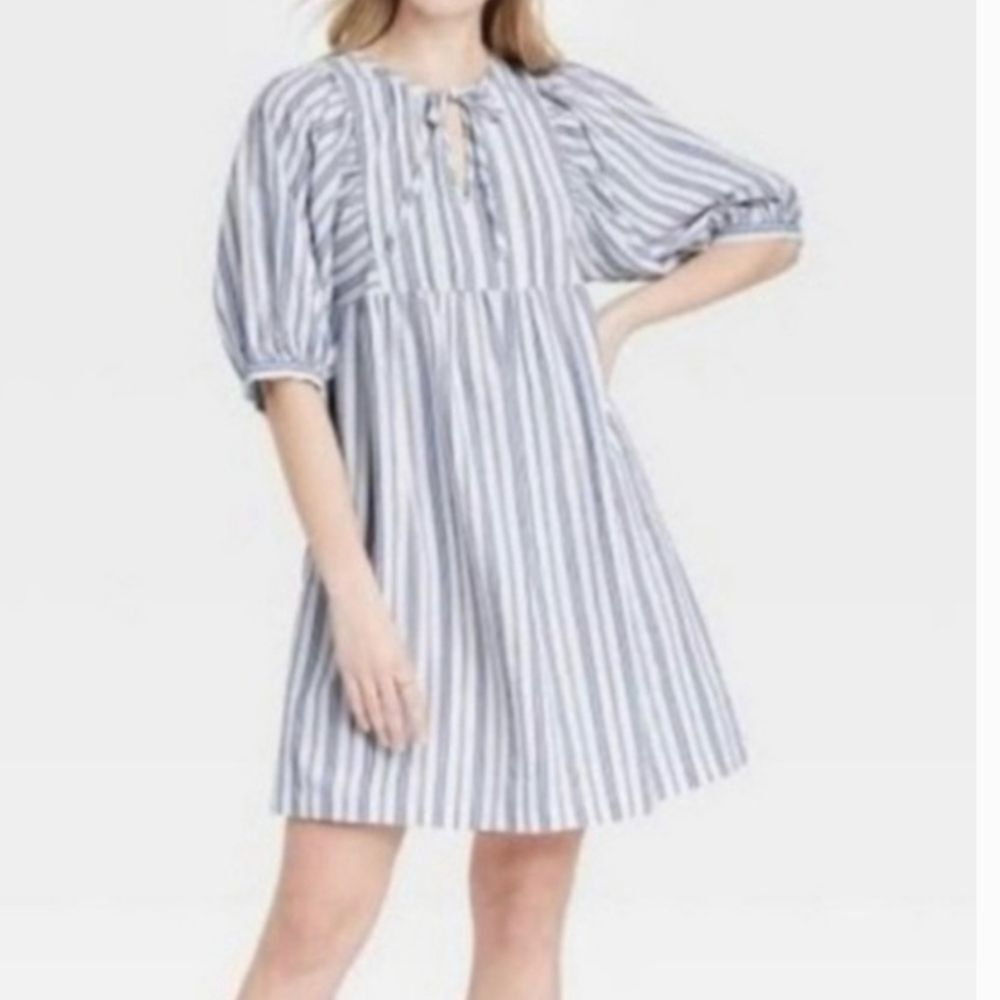 Universal Thread Striped Dress. Cotton.